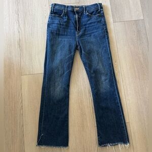 Mother The Hustler Ankle Fray Jeans